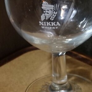 超激レア ニッカ ウィスキー NIKKA WHISKY ワイングラス 昭和レトロの画像2