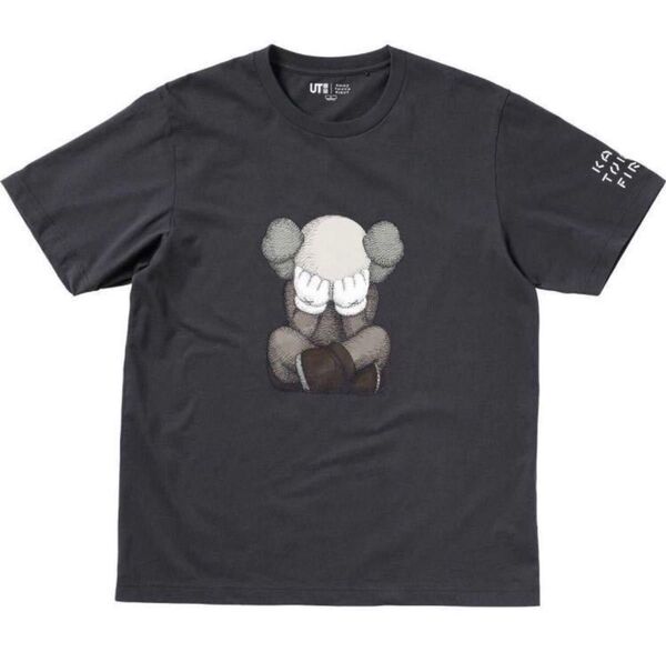 【新品未使用】 UNIQLO KAWS ユニクロ カウズ Tシャツ ダークグレー UT XXL 2