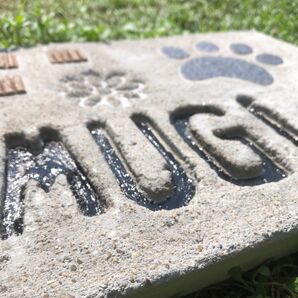 【 名前が入る!】 敷石 踏み石 飛び石 庭石 ステップストーン ガーデニング 庭DIY