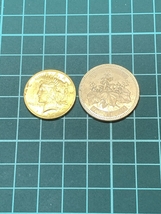 【Ωコイン】ピースダラー アメリカ 試鋳不発行 リバティ 1923 検）古銭硬貨貨幣金貨系 レア記念 ドルメダル 希少 レプリカ復刻 て3_画像6