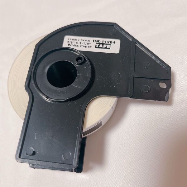 DK-11204 BROTHER ブラザー ラベル 17mm 54mm 白色 黒