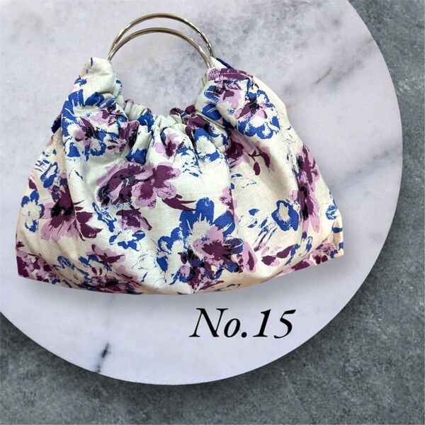 SALE!リングハンドルバック ハンドメイド トートバッグ