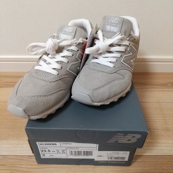 newbalance× earth WL996 グレー スニーカー