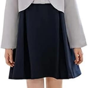 女の子スーツ フォーマルセット 子供スーツ ジャケット ワンピース リボン