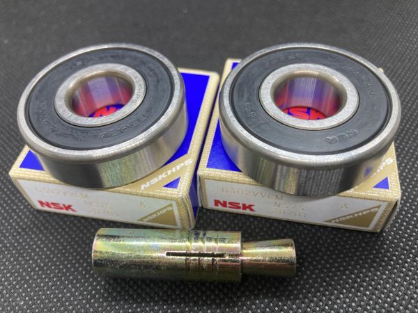  Kawasaki Estrella /RS(BJ250B/C/D/E/G/H) передний переднее колесо ступица подшипник вытащенный инструмент изображение есть подробности работа порядок Estrella 