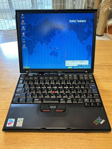 ThinkPad X40 HDDリカバリ領域あり accessIBMボタンで初期化出来ます。HDD:60GB RAM:1.25GB 2371-M4J