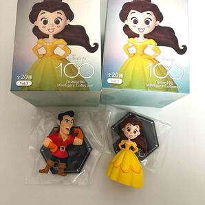 Disney100 ミニフィギュアコレクション ベル ガストン 美女と野獣