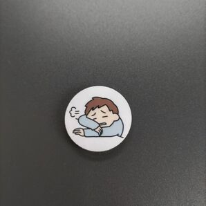 ☆ああ疲れた☆マグネット付ウッドマーカー☆