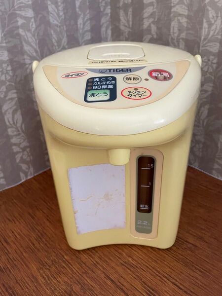 TIGER タイガー マイコン電動ポット 電動ポット 昭和レトロ
