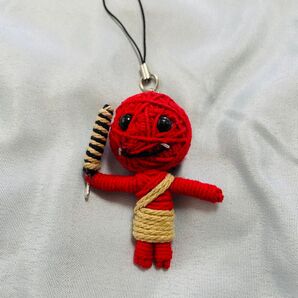 赤鬼 ストラップ 全長6cm キーホルダー