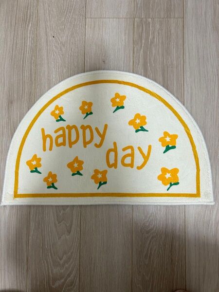 バスマット フロアマット 40*60cm 足ふきマット モコモコ 滑り止め お花