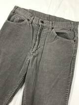 古着 17418 W32 コーデュロイ パンツ USA ビンテージ オリジナル vintage 60 70 80 90 levi's リーバイス コーズ 517_画像2