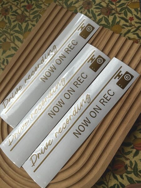カーステッカー Drive recording ¥1500