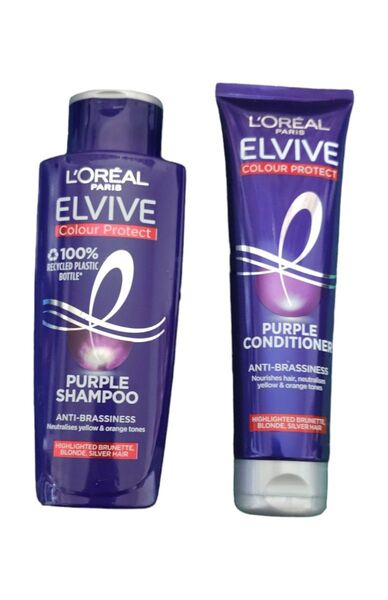 L'Oral Paris Purple Shampoo 200ml and Conditioner 150ml set