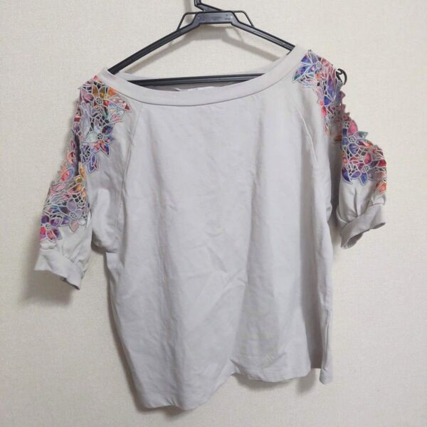 JEANASIS ジーナシスT シャツフリーサイズカットアウェイショルダー