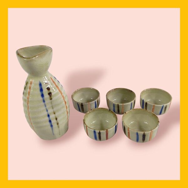 【新品未使用】酒器セット 徳利 お猪口 酒器 酒器揃 和食器