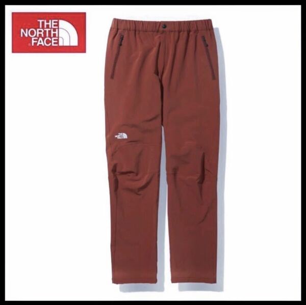 【送料無料】新品 THE NORTH FACE アルパインライトパンツ Men's Lサイズ BW ブランデーブラウン NB32027