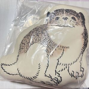 葛飾北斎 一番くじ D賞 北斎漫画 動物ミニクッション ぬいぐるみ 狗 えのころ クッション