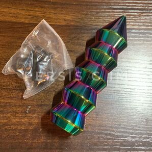 汎用アルミ製デスグリップシフトノネオクローム USDM JDM ドリフト サーキット 内装のドレスアップやアクセントに おしゃれ