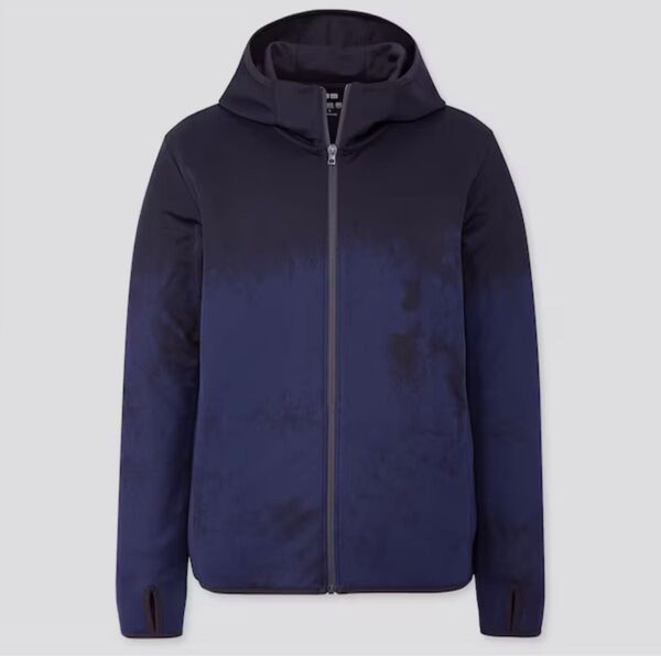 UNIQLO ユニクロ ドライEXUVカットプリントフルジップパーカ(長袖)XLサイズ Kanaikougei/BUAISOU