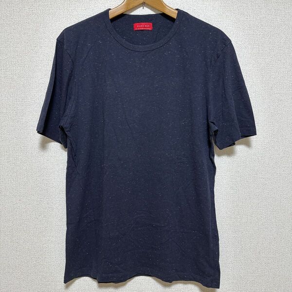 ZARA Tシャツ メンズ L ネイビー