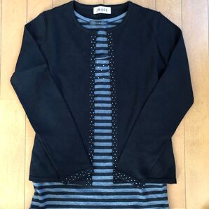 ニットカーデ・タンク2点まとめて M
