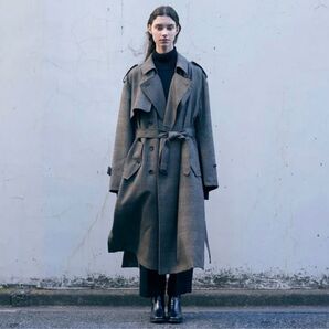 【即完品】stein 21AW OVERSIZED OVERLAPED TRENCH COAT(Mサイズ)希少サンプル品