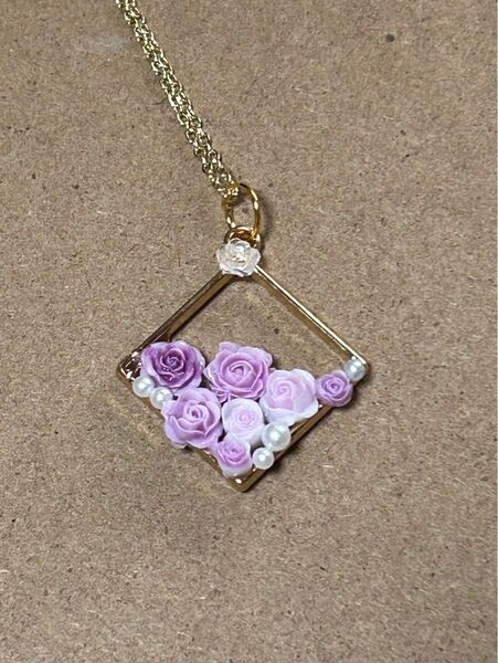 ハンドメイド レジン ネックレス キーホルダー