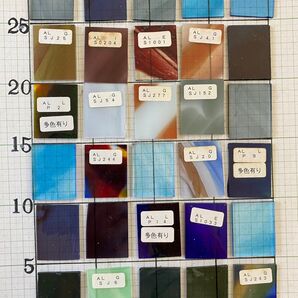 ステンドグラス材料 ランバーツガラスサンプルC