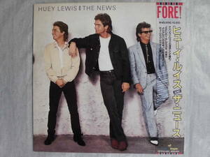 良盤屋 P-0696◆LP◆CP32-5160　 Pop Rock　ヒューイ・ルイス&ザ・ニュース / FORE!　Huey Lewis & The News / FORE! 　1986　送料480