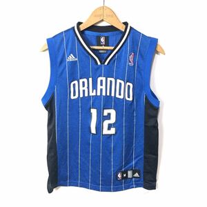 ■ 子供用 adidas アディダス NBA オーランドマジック HOWARD #12 ユニフォーム ブルー サイズM 古着 スポーツ バスケ キッズ アメカジ ■