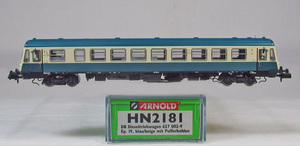 ARNOLD #HN2181 ＤＢ（旧西ドイツ国鉄） ＢＲ６２７型 ディーゼル動車 　（タルキス塗装）