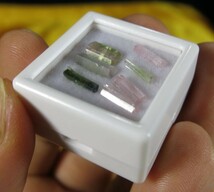 A　トルマリン⑥　結晶　アフガニスタン産　宝石　リシア電気石　リチウム ウオーターメロン_画像4