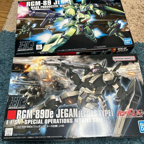 RGM-89De HGUC ジェガン(エコーズ仕様) (1/144スケール+HGUC RGM-89ジェガンセット