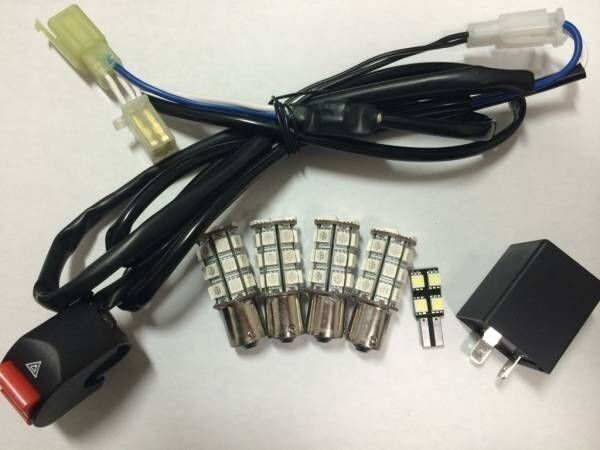 新品 送料安~ ☆彡 新品 ヤマハマジェスティS LED ウインカー キットハザード追加
