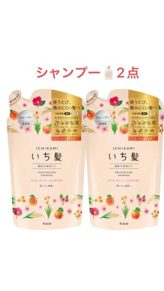 いち髪 濃密泡w保湿ケア シャンプー 詰め替え
