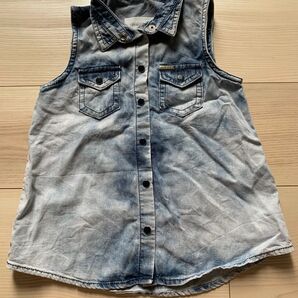 Diesel kids デニムベスト 薄手 ユニセックス