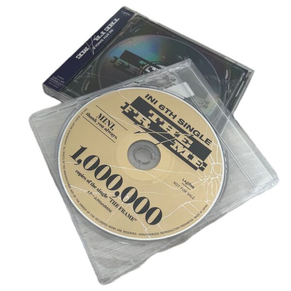 INI 6thシングル CD THE FRAME GOLD DISC ミリオン記念特典 FC限定