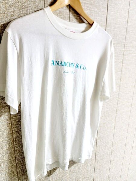 ティファニーカラー Tシャツ ANARCHY &Co 白 ホワイト