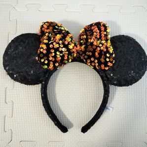 ディズニー ミニーマウス カチューシャ オレンジ