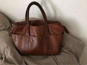  rare * Martin Margiela 11 bag Brown shoulder bag leather 2WAY 2014 year masterpiece car f leather immediately complete sale goods 