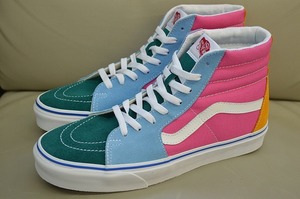 新品未使用 VANS バンズ SK8-HI スケートハイ マルチカラー VN0A38GEVS6 (SUE/CVS)MULTI 27センチ　US9