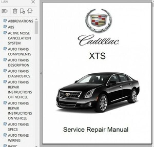  Cadillac XTS Work shop manual service book body repair repair book wiring diagram 