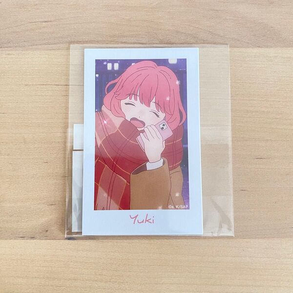 ゆひさきと恋々 インスタントカメラ風イラストカード 3枚セット