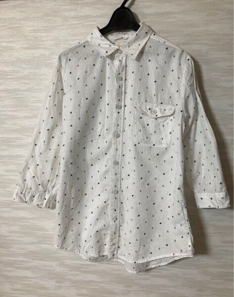 メンズシャツ 七分袖