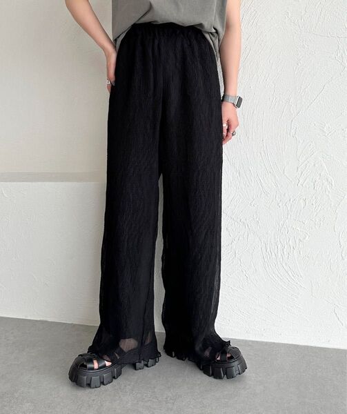 【美品】アプレジュールミニョン クリンクルイージーパンツ 完売品