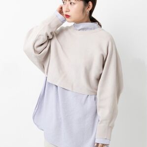 ミスティック ドルマンショートニット 完売品