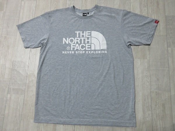 『 送料無料!』(株)ゴールドウィン【 ザ・ノース・フェイス 】【THE NORTH FACE】ポリエステル100% 『グレー!』半袖Tシャツ・XL