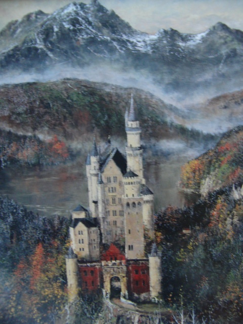 Harune Takemoto [Château de Nozomi Inoshwanstein] Livre d'art rare, Bonne condition, Tout neuf, encadré de haute qualité, livraison gratuite, Paysage de peinture à l'huile de peinture occidentale, zéro, peinture, peinture à l'huile, Nature, Peinture de paysage