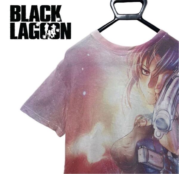 【BLACK LAGOON】 ブラックラグーン レヴィ Tシャツ Lサイズ